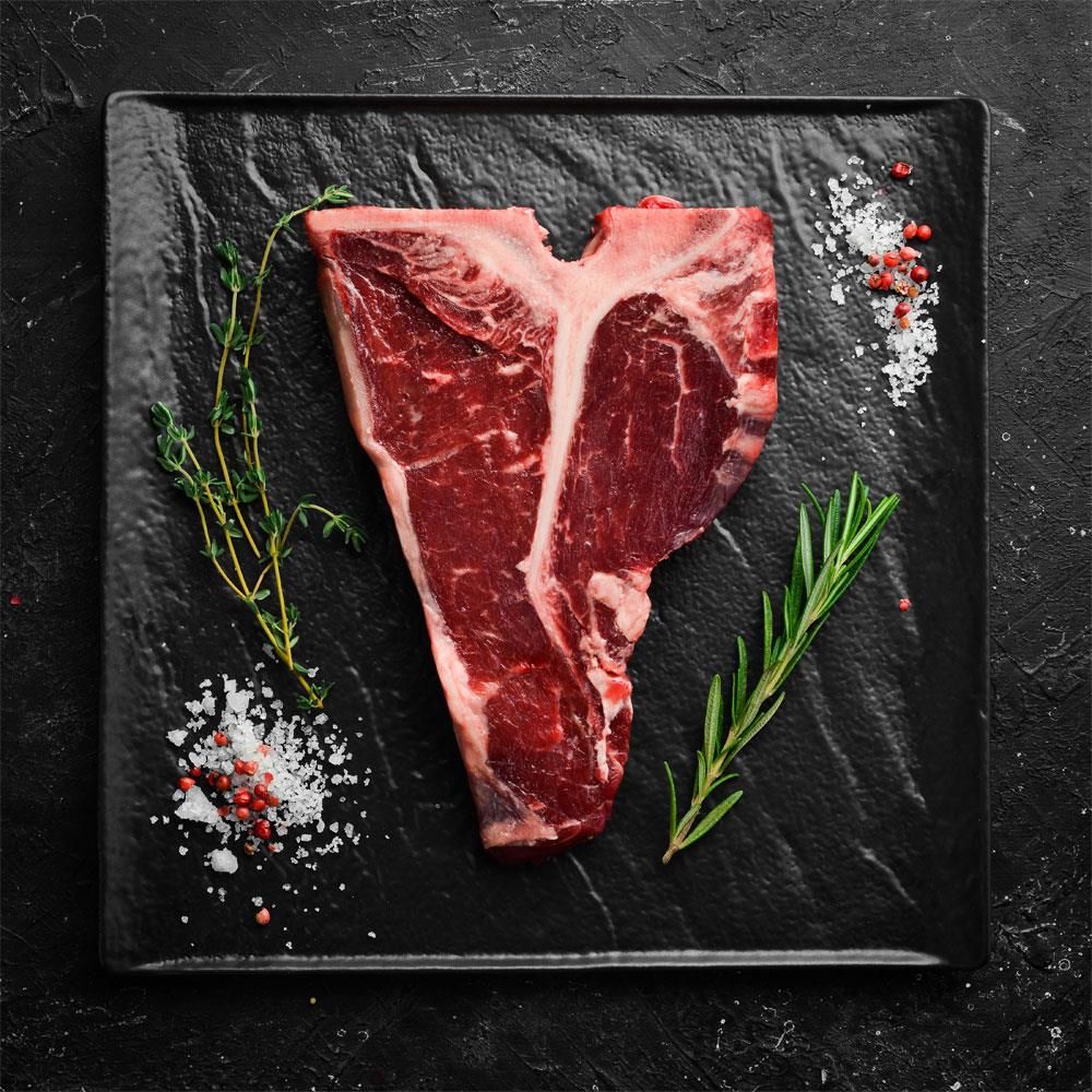 Frozen Beef T-Bone Steak (2 Pack)