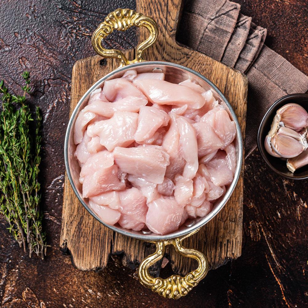 Chicken Leg Meat Curry Cut